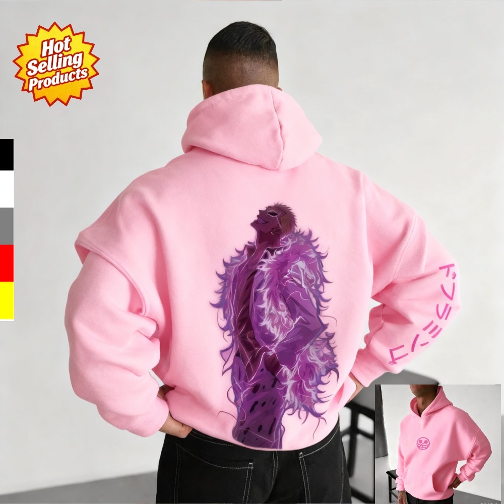 Anime Merchandise Store In Japan - Hoodie One Piece Donquixote Doflamingo Kaus