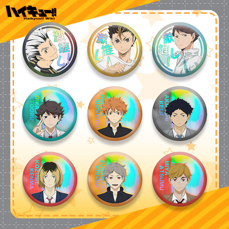 Anime Merchandise Haikyuu - Haikyuu 201 Series Double Flash Badge