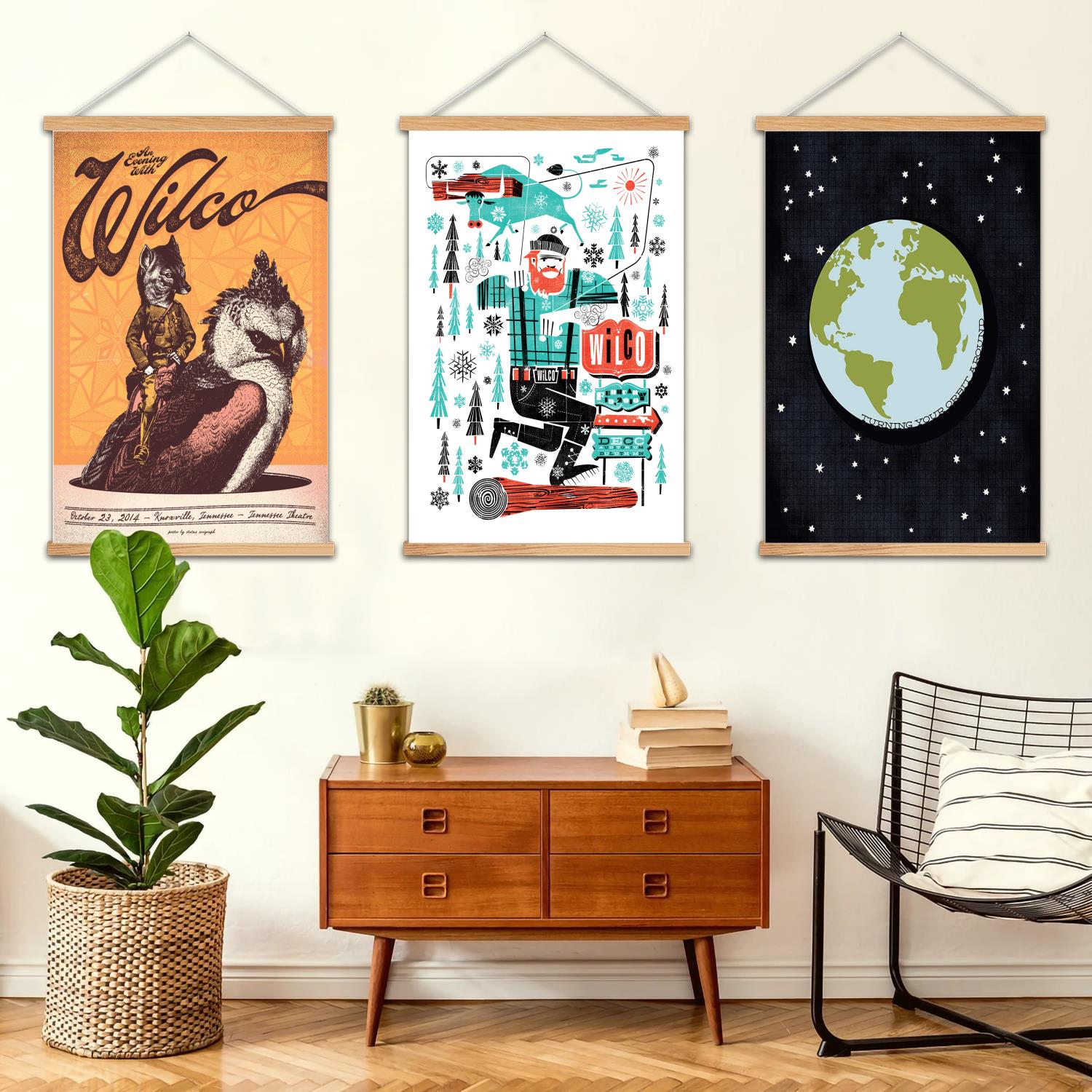 Art Print Framed - Poster Seni Kanvas Lukisan Dinding Berbingkai