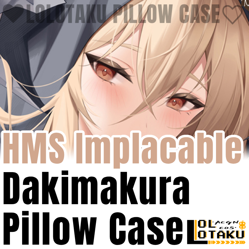 Body Pillow Cover - HMS Implacable Dakimakura Azur Lane Sarung