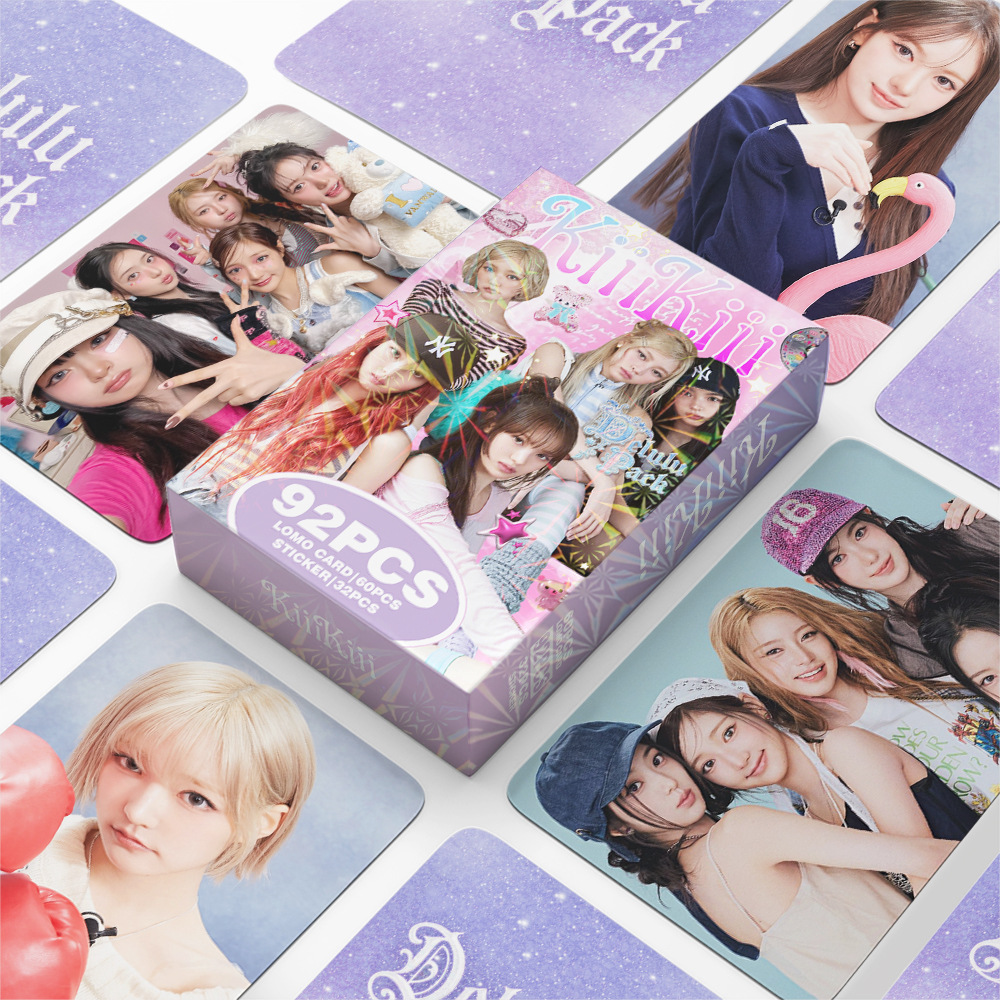 Sticker Sheet Set - 92pcs KiiiKiii Delulu Pack Kartu Foto