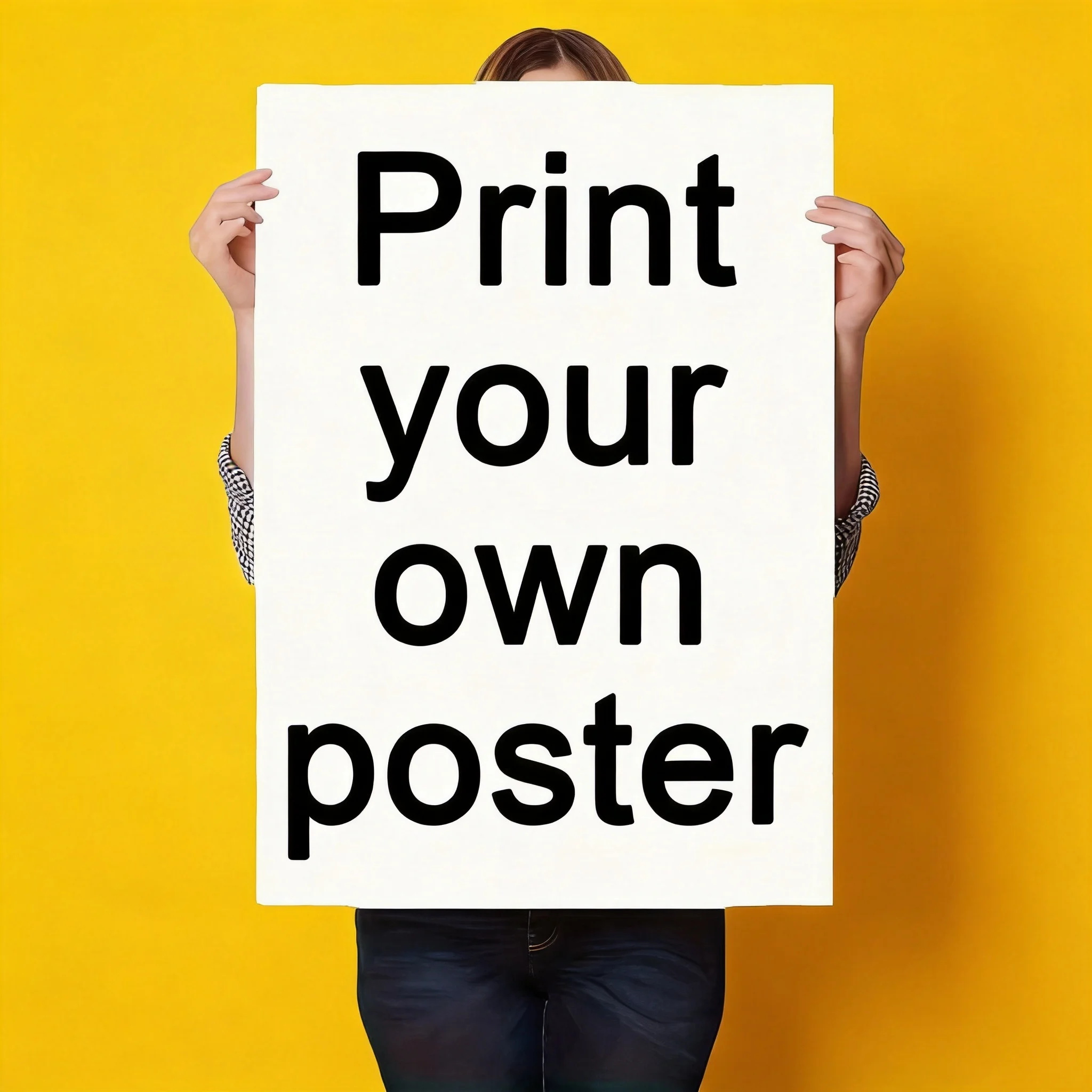 Art Print Framed - Personalisasi Lukisan Kanvas Kosong yang Dapat