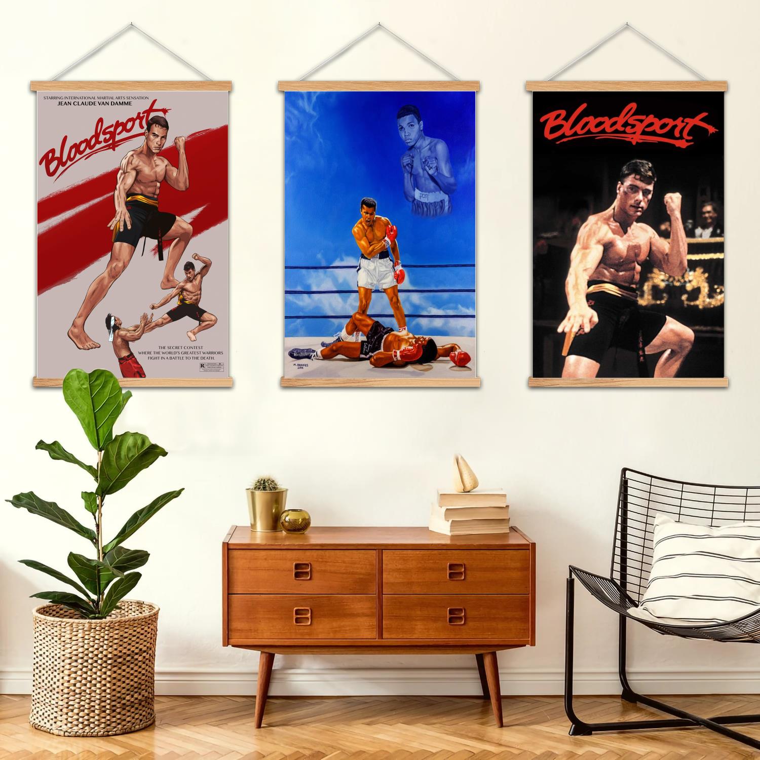 Art Print Framed - Poster Seni Kanvas Lukisan Dinding Berbingkai