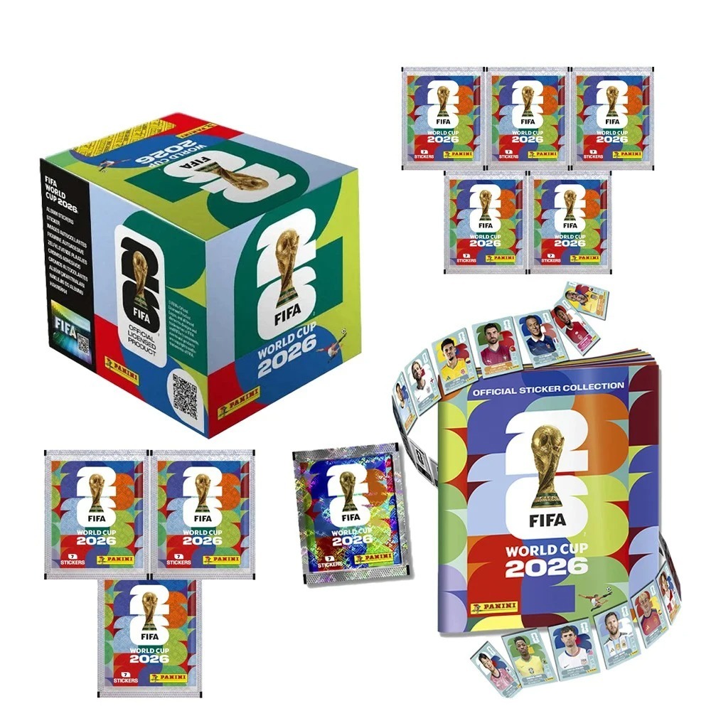 Sticker Sheet Set - Kotak Koleksi Stiker Panini Piala Dunia