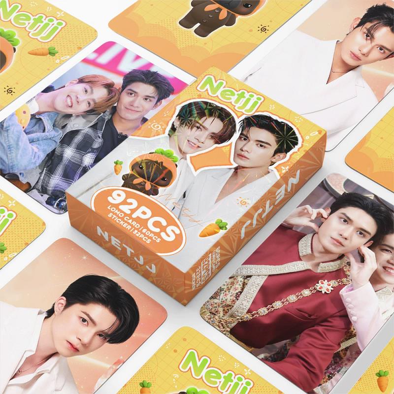 92Pcs/Set NetJJ Kartu Lomo Akt - Sticker Sheet Set ulasan dan harga