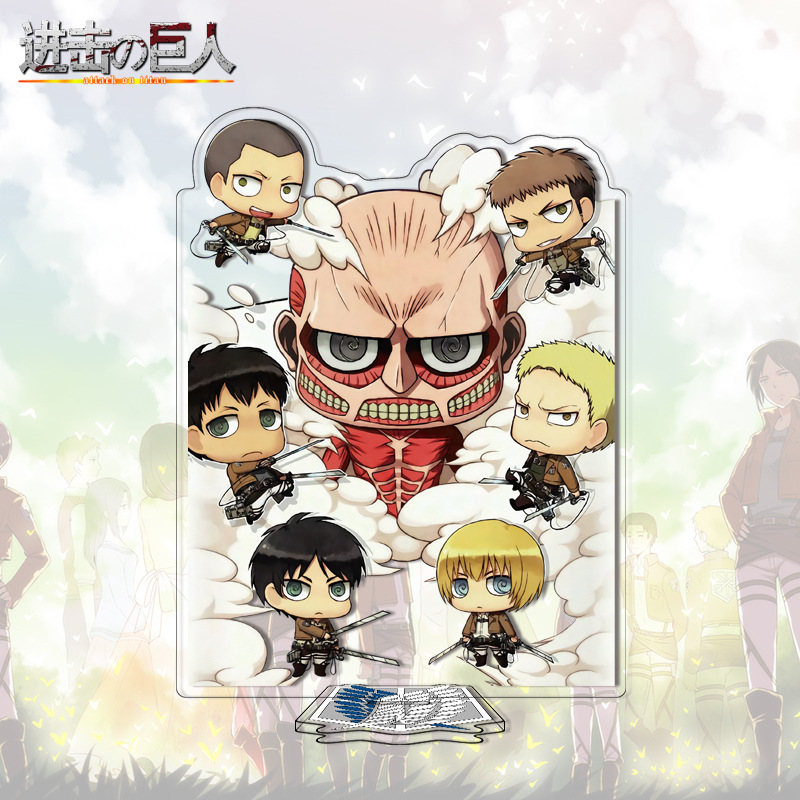 Stand Akrilik Attack on Titan  - Anime Merchandise Distributors ulasan dan harga