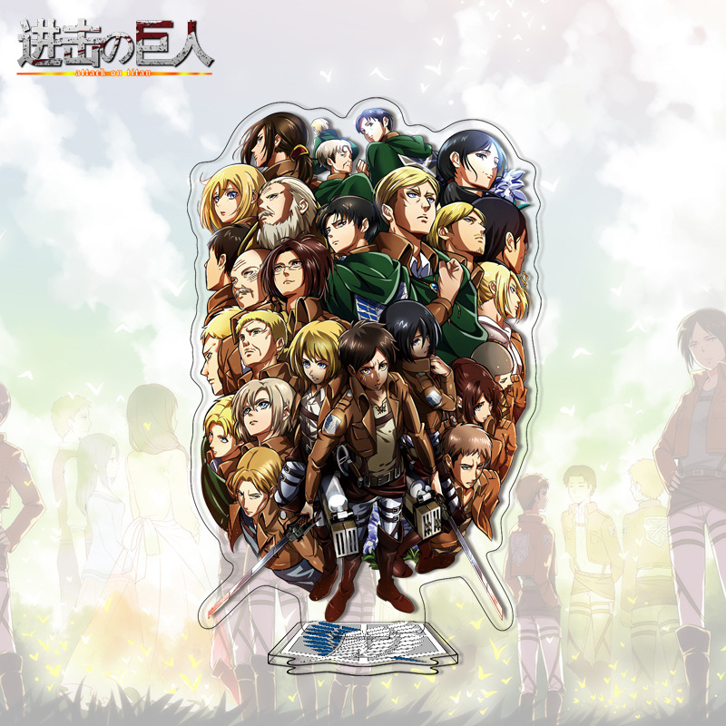 Stand Akrilik Attack on Titan  - Anime Merchandise Distributors ulasan dan harga