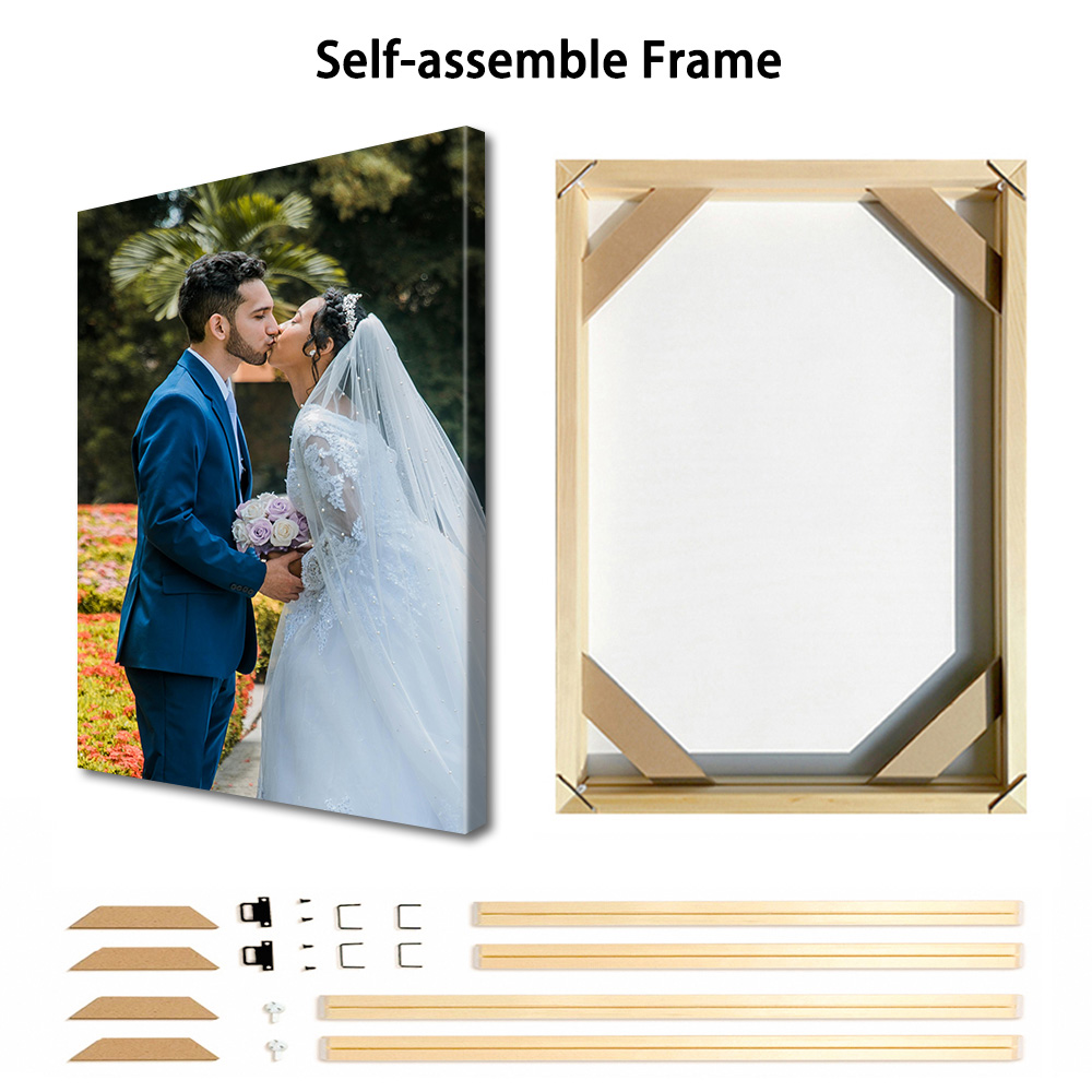 1 Buah Foto Kustom di Atas Kan - Art Print Framed ulasan dan harga