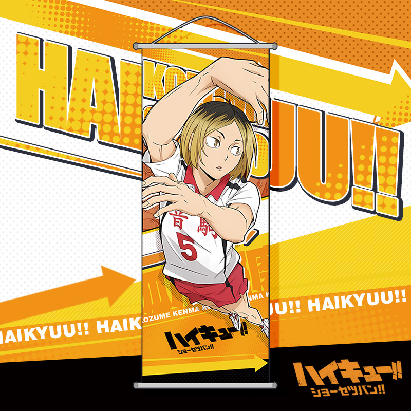 Haikyuu!! Wall Scroll Kartun T - Anime Merchandise Haikyuu ulasan dan harga