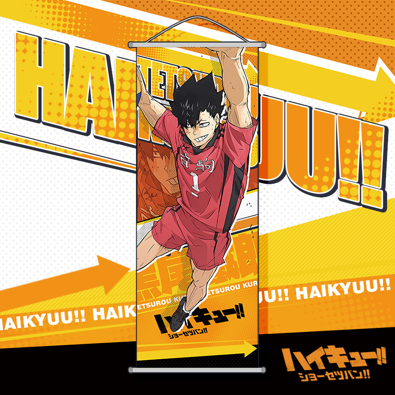 Haikyuu!! Wall Scroll Kartun T - Anime Merchandise Haikyuu ulasan dan harga