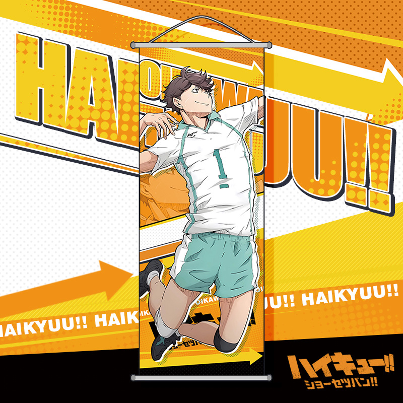 Haikyuu!! Wall Scroll Kartun T - Anime Merchandise Haikyuu ulasan dan harga