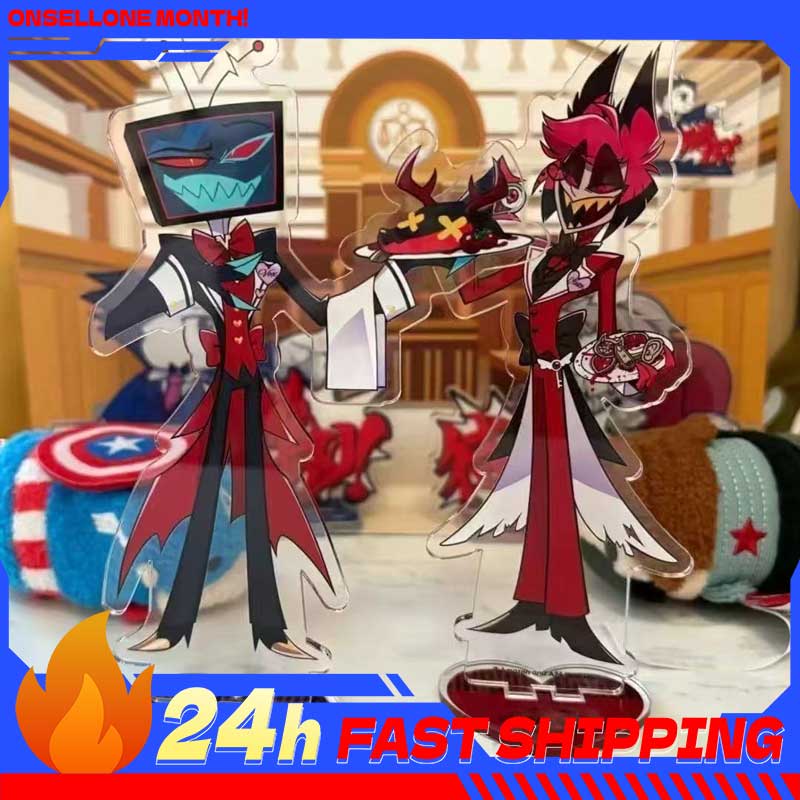 2pcs Aksesoris Anime Hazbin, F - Acrylic Stand Figure ulasan dan harga