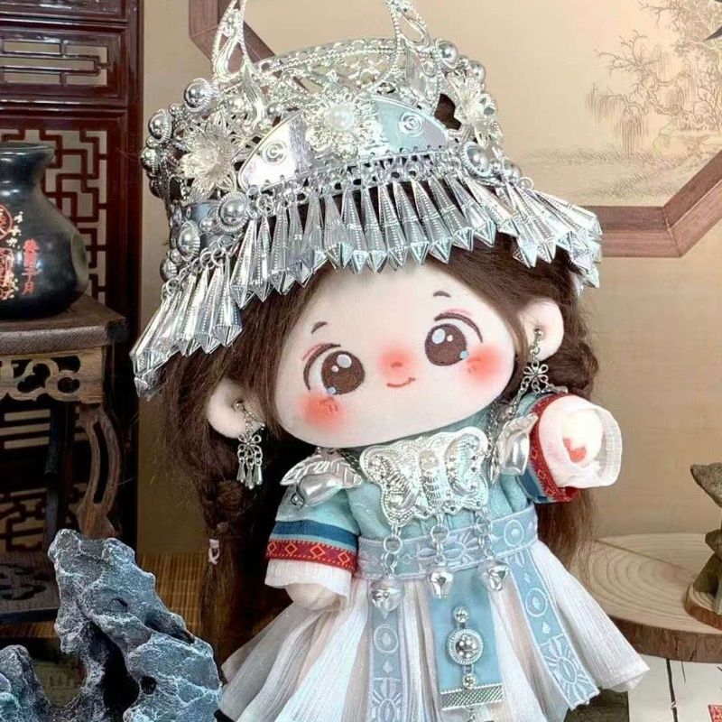 Boneka katun 20cm - Setelan pa - Plush Doll Anime ulasan dan harga