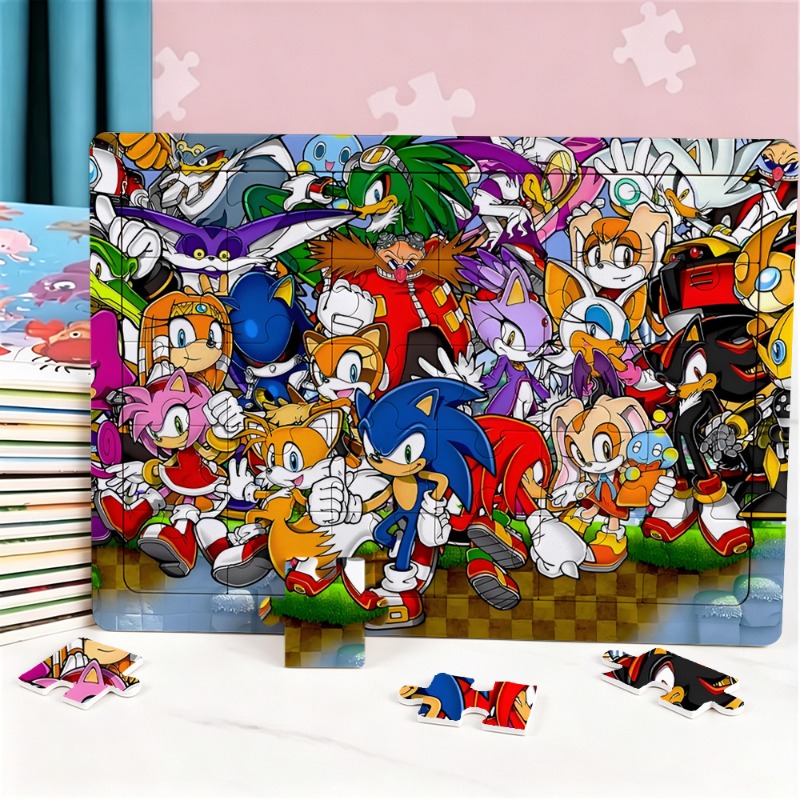 Sonics 30 Buah Puzzle Jigsaw K - Anime Merchandise Women ulasan dan harga