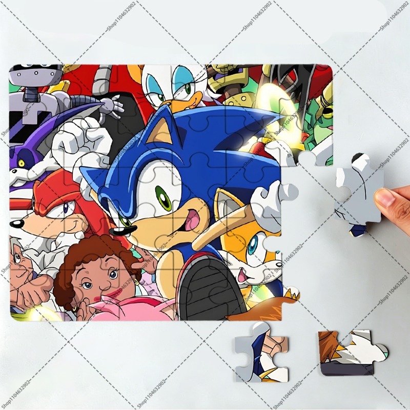 Sonics 30 Buah Puzzle Jigsaw K - Anime Merchandise Women ulasan dan harga