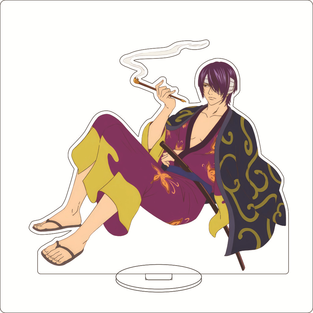 16CM Anime Gintama Sakata Gint - Acrylic Stand Figure ulasan dan harga