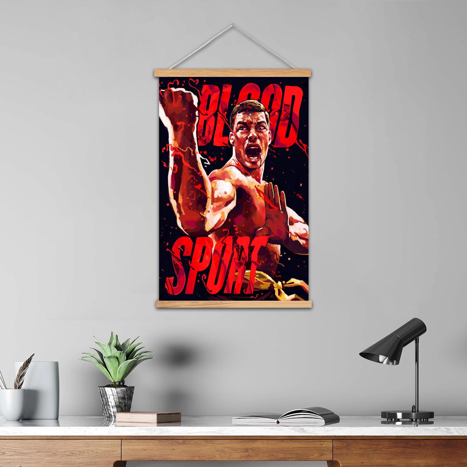 Poster Seni Kanvas Lukisan Din - Art Print Framed ulasan dan harga