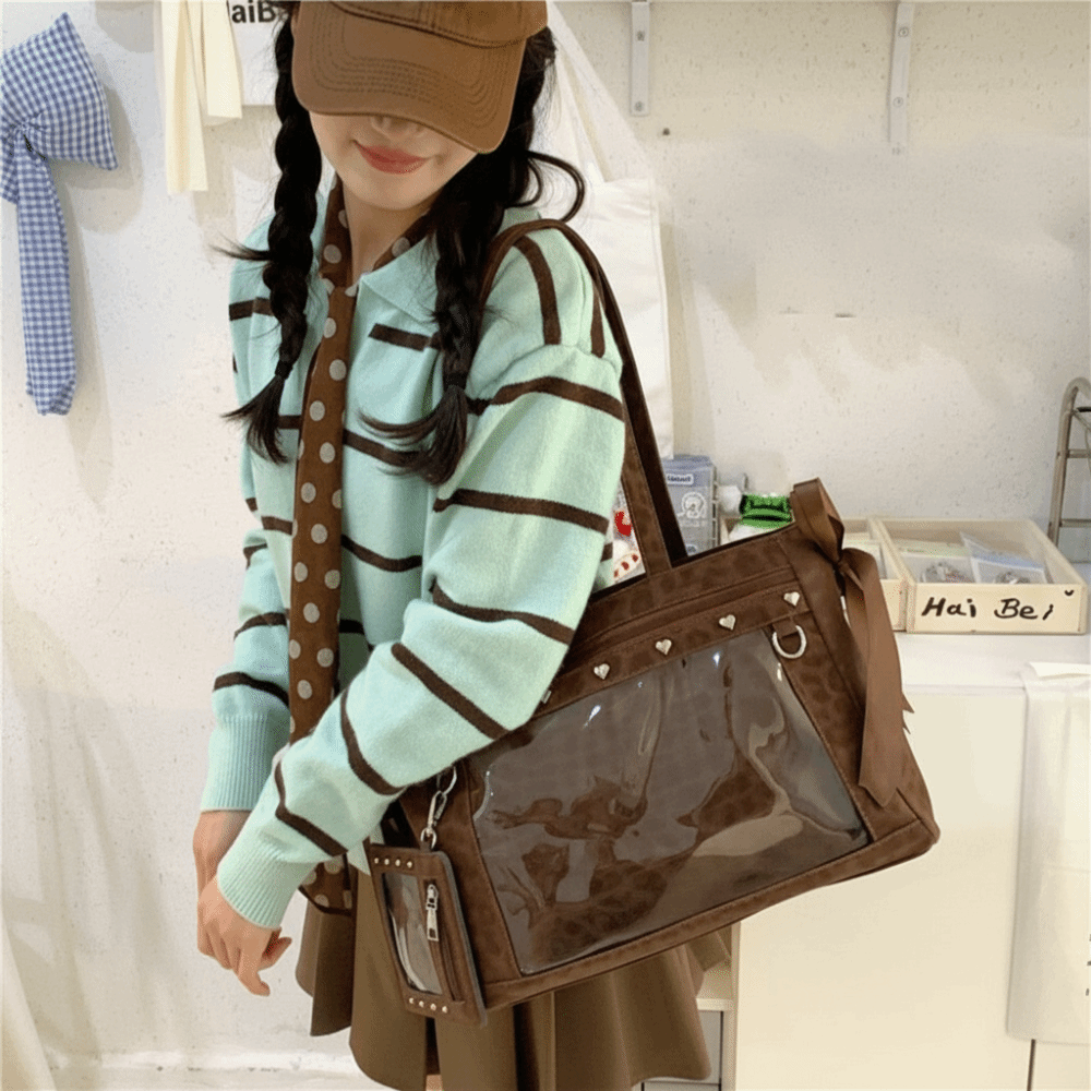 Tas Selempang Transparan PVC H - Anime Merchandise Women ulasan dan harga