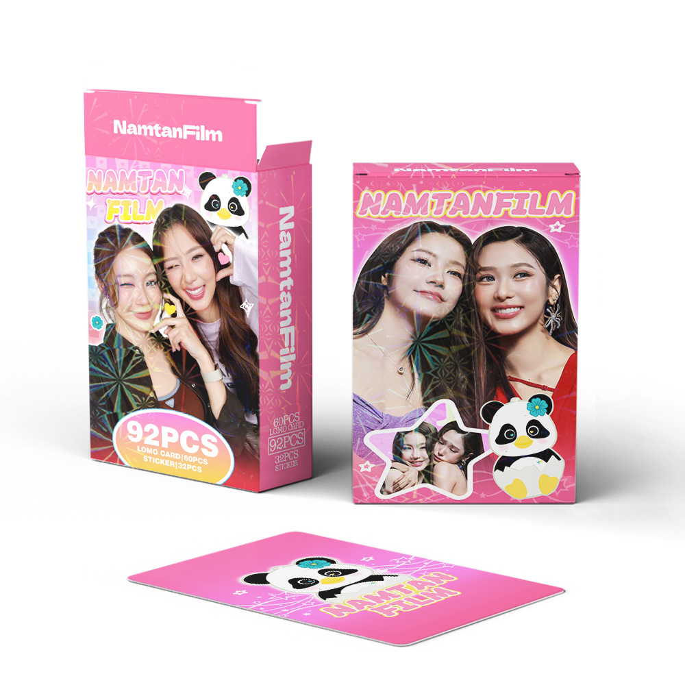 92Pcs NamtanFilm Lomo Card Pac - Sticker Sheet Set ulasan dan harga