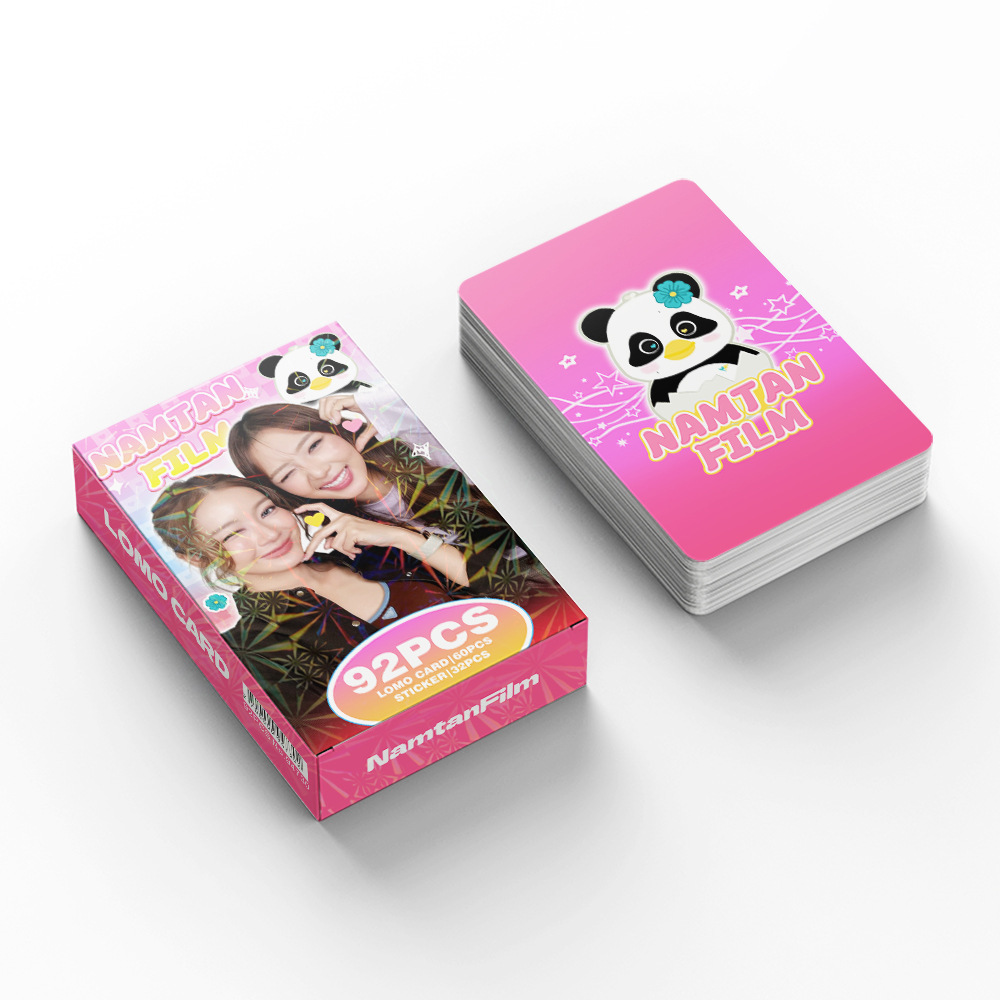 92Pcs NamtanFilm Lomo Card Pac - Sticker Sheet Set ulasan dan harga