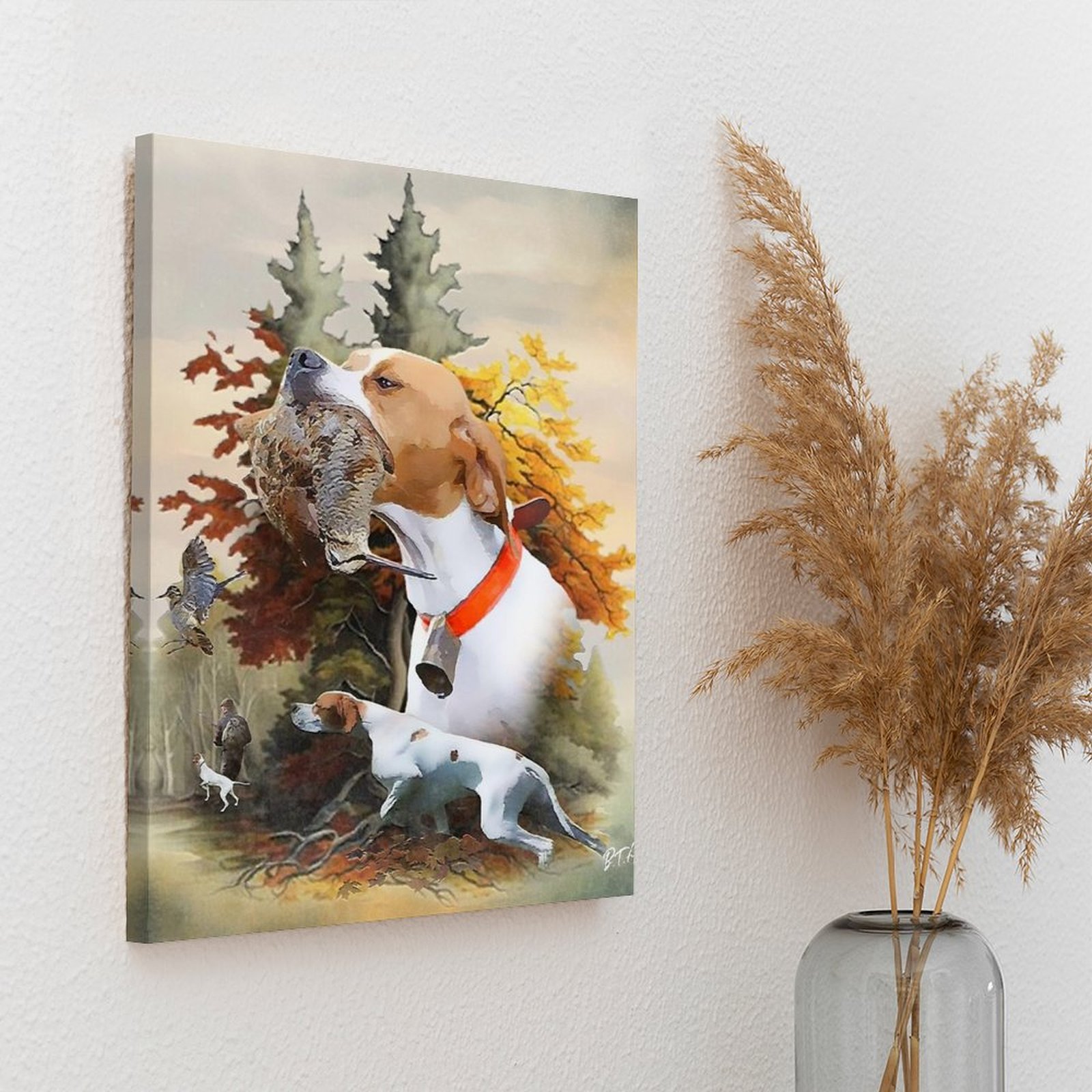 Lukisan Kanvas Seni Berburu Ka - Art Print Framed ulasan dan harga