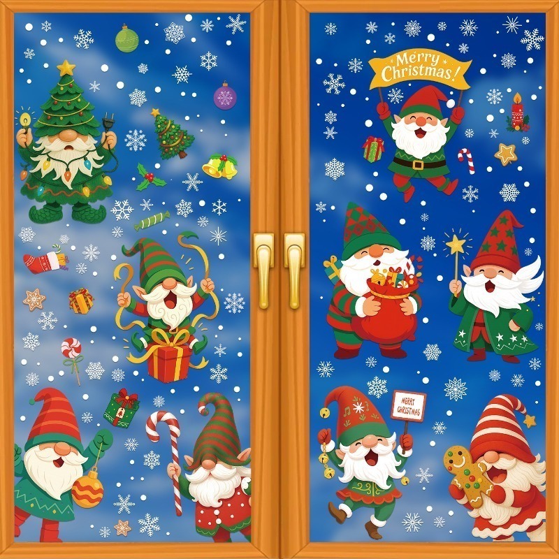 9 lembar/set stiker statis San - Sticker Sheet Set ulasan dan harga