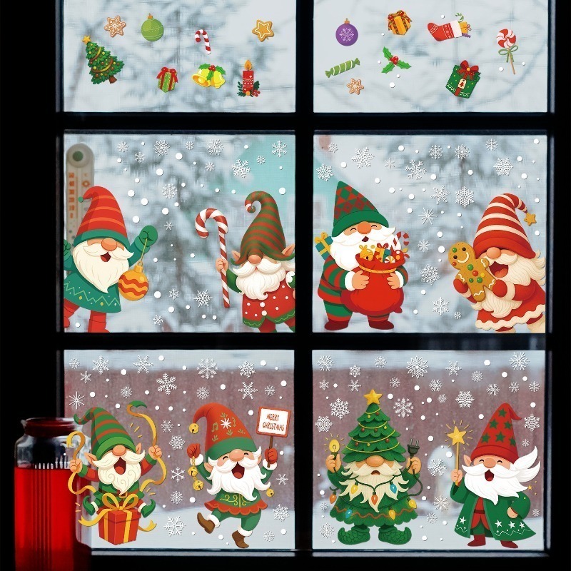 9 lembar/set stiker statis San - Sticker Sheet Set ulasan dan harga