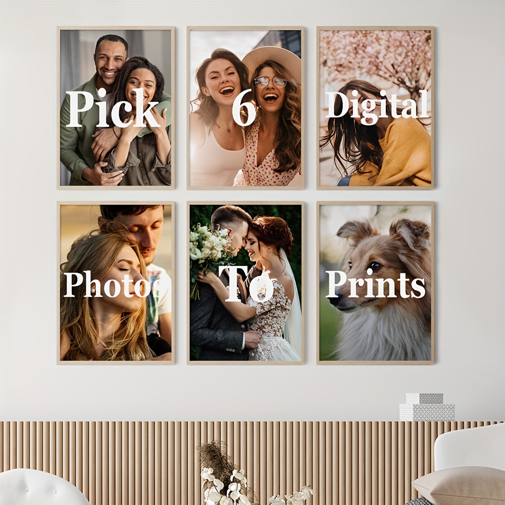 6pcs/set Cetakan Kanvas Kustom - Art Print Framed ulasan dan harga