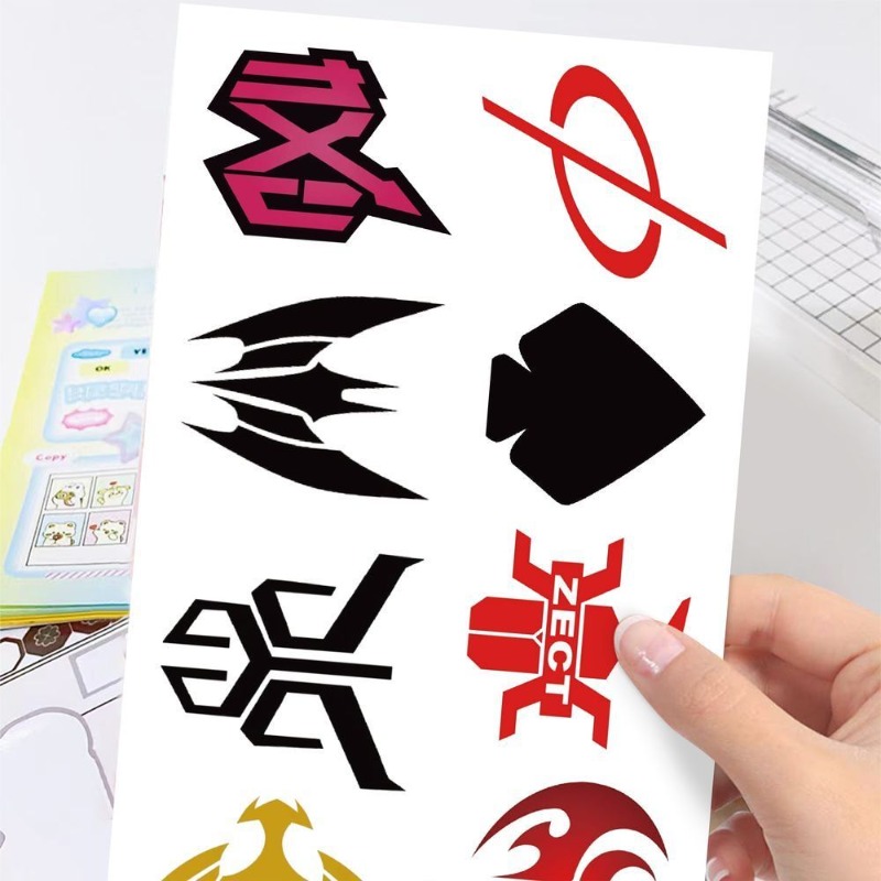 60 Lembar Stiker Logo Kamen Ri - Sticker Sheet Set ulasan dan harga